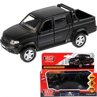 Модель PICKUP-BE UAZ PICKUP матовый черный Технопарк  в коробке