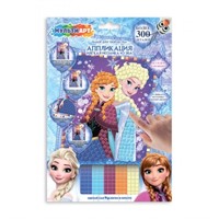 Набор для творчества Аппликация мягкая мозаика из эва 17*23 см Снежная принцесса МУЛЬТИ АРТ AM-MAFROU