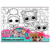 Набор для творчества Холст для росписи 15*20 см Лол МУЛЬТИ АРТ CANV15X20-128632