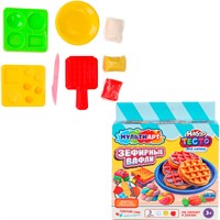 Набор для творчества Тесто для лепки Зефирные вафли 18 см MultiArt PDSET-MA120035