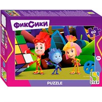 Пазл 60 Фиксики. Новый сезон Аэроплан 81261 Степ /24/