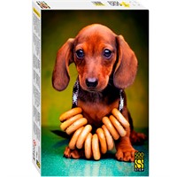 Пазл 500 Щенок таксы 91073 Степ