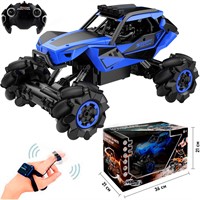 Джип на радиоуправлении Young Racer MK666-647SA синий, управление от руки в кор.