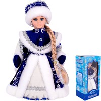 Снегурочка 30см муз. 141V-534 русс.озв.