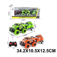 Машина на радиоуправлении HT323 с прицепом в кор.