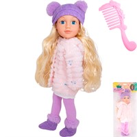 Кукла Miss Kapriz MK2540DK-FF 40 см. с аксесс. в пак.