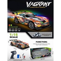 Машина на радиоуправлении 000-054 сменные колеса, на аккум. в коробке