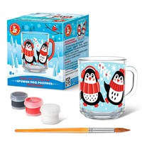Набор для творчества Кружка под роспись "Пингвины" 04992