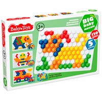 Набор Для Творчества Мозаика шестигранная d25/5 цв 120 эл Baby Toys 05023