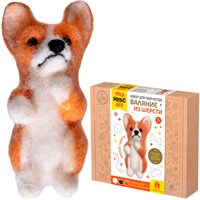 Набор для творчества Валяние шерстью брелок "Корги" 05406