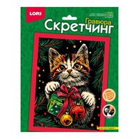 Набор ДТ Скретчинг 18*24см Пушистый подарок Скр-010