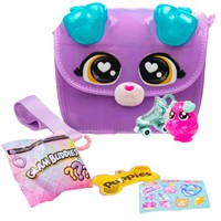 Игровой набор Мини GLAM BUDDIES Забавные щенки фиолетовый,сумочка с шармами и аксесс. BS064D3