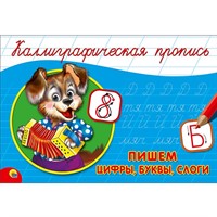 Пропись Каллиграфическая Пишем цифры,буквы,слоги А5 978-5-378-26419-3