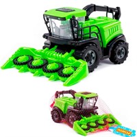 Комбайн "Полесье" №2 инерционный зелёный в сеточке 93981  П-Е /12/