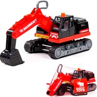 Автомобиль гусеничный  экскаватор MAMMOET Монолит в сеточке 95459 П-Е