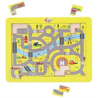 Деревянный Пазл Автодорога 962204