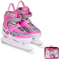 Коньки раздвиж Dvizhok р.S: 30-33 розовые 141V-576