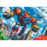Пазл 60 Трансформеры в мегаполисе Ф60-4530