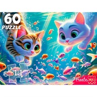 Пазл 60 Котята под водой Х60-7595