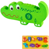 Деревянная Рамка-вкладыш Животные 30x15x1,3 см ИД-0195