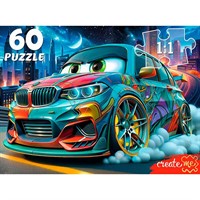 Пазл 60 Мощная машинка Ф60-2824