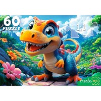 Пазл 60 Динозавр на прогулке ПУ20-8258