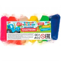 Набор для творчества Синий Трактор 6 цв. 10 гр. MultiArt FLUFFY6-127910