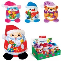 Новогодние плюшики (в ассорт.: Мишутка, Снеговичок, Дед Мороз, Мышка) 4630027291066 /цена за шт./ .