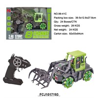 Спецтехника на радиоуправлении 99-41C Трактор с вилами в коробке