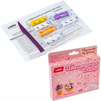 Набор для творчества Полимерная глина. Подсвечники. Сладости Пз/Пг-046 LORI.