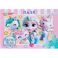 Пазл 35 Макси Магия льда & Кошечка 4630395044011