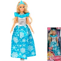 Кукла Карапуз 66001P-12-S-BB София 29см, руки и ноги сгиб., принцесса, акс