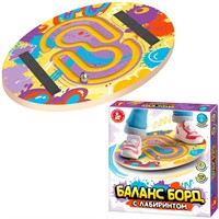 Игра Балансборд с лабиринтом,одна точка опоры,круглый 05962