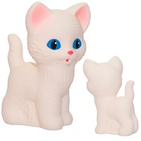 Резиновая игрушка Котенок Снежок С-1635 /30/
