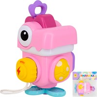 Развивающая игрушка Levatoys MKBY329 Крокодил розовый в пак.