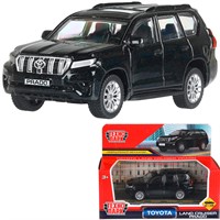 Модель PRADO-11-BK TOYOTA LAND CRUISER PRADO длина 10,5 см, инерц, черный Технопарк в кор.