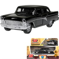 Модель GAZ13-12-BK ГАЗ-13 Чайка 12 см, двери, инерц, черный Технопарк  в кор.