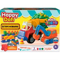 Набор для творчества Для лепки с формочками БЕТОНОМЕШАЛКА 24 см HAPPY DOH PDSET-125613-BET