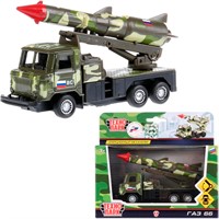 Модель SB-16-78-2-WB ГАЗ 66 с ракетой Технопарк  в коробке