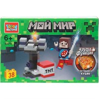 Город мастеров 62210-ZH Мой мир светящийся кубик 38 дет.
