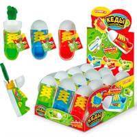 КЕДЫ с карамелью на палочке внутри 10г цена за 1 шт (12 шт в упак) КТ95157