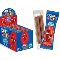 JOJO JELLY Кислые трубочки кола жевательный мармелад 20г цена за 1 шт (24 шт в упак)  КТ94677