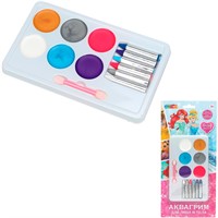 Набор для творчества Аквагрим Микс Принцессы Дисней МУЛЬТИ АРТ FACEPAINT-127104