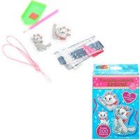 Набор для творчества Брелоки алмазной мозаикой Кошечка мари MultiArt DIAKEYMARY-126502