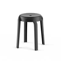 Табурет ECLER (черный) PP0006B (от 12 шт)