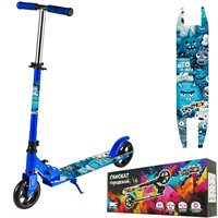 Самокат двухколесный Dvizhok синий колеса 145 мм 141V-1110