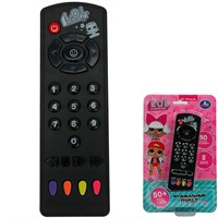 Игрушка на батарейках Пульт обучающий 50 песен, стихов и звуков ЛОЛ HT583-R9