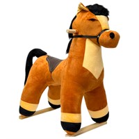 Качалка Конь Чикаго музыкальная коричневый 98070405