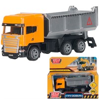 Модель 2215-11 Грузовик, подвижные детали, инерц, 11 см, оранжевый Технопарк