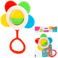 Погремушка-прорезыватель с ручкой "Цветочек V2 07620 П-Е /20/